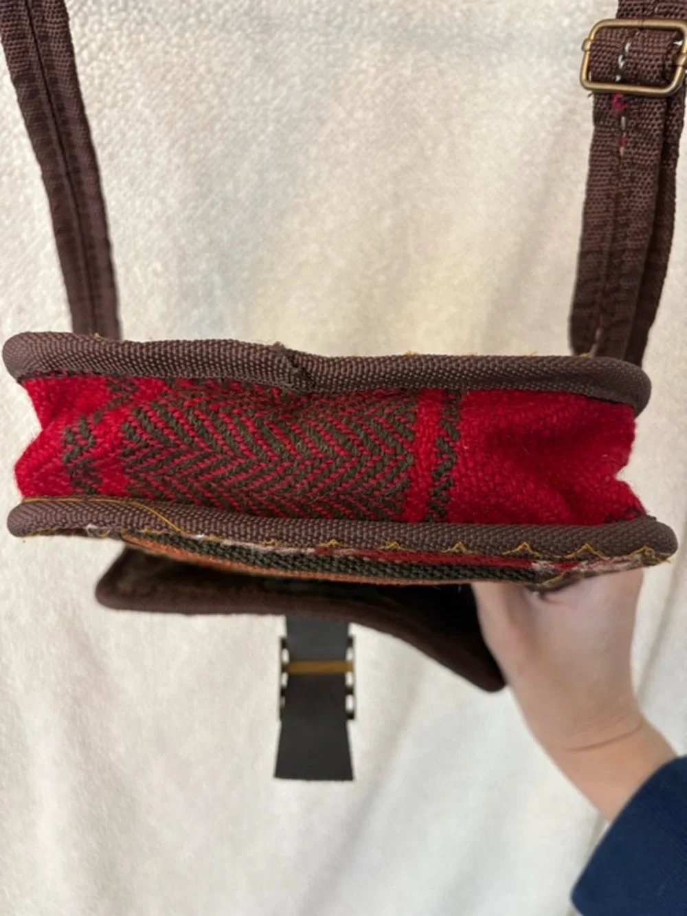 Bohemian Patterned Crossbody Mini Bag in Multicolor - Picture 8 of 13